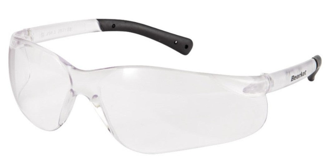 BEARKAT SC Transparentes 100% UV Anti Buée, Mode Sport et Conduite Homme Femme, Lunettes transparentes sport anti buée enveloppantes