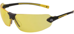 Encon Verrati Sport Jaunes Anti Buée UV400 Anti Reflets, Lunettes Sport et Conduite Jour Nuit Moto, Gaming, Golf Cyclisme Running