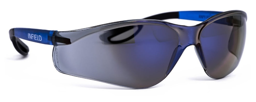 RT Sport Bleue Miroir UV400 Soleil et Nuages - Mode Homme Femme, Lunettes de soleil enveloppantes bleues miroir anti reflet Sport Conduite Sport Extreme