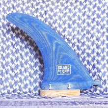 Cargar imagen en el visor de la galería, Island Fin Design Performance Volan Pro-Flex Fin 7.5 - Blue : Dérive Centrale Flex 7.5 Pouces Longboard Shortboard Mid-Length
